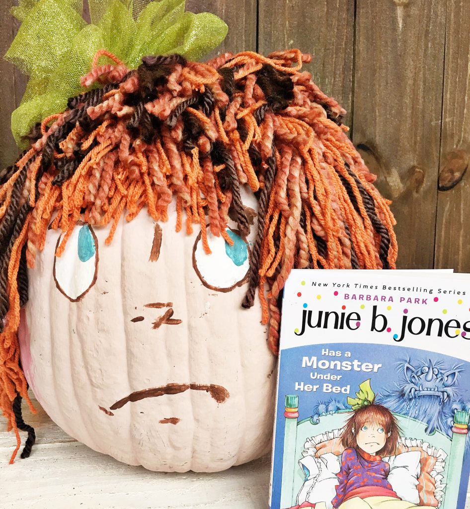 Junie B Jones Storybook Pumpkin From farmgirlblogs.com